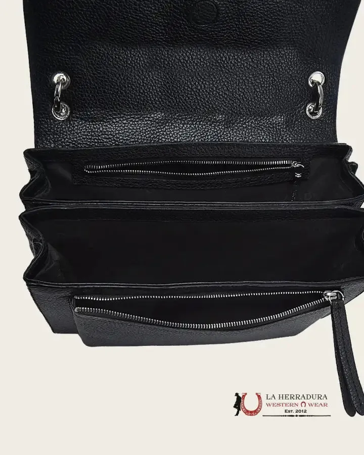CUADRA BLACK MANTARRAYA SQUARE BAG