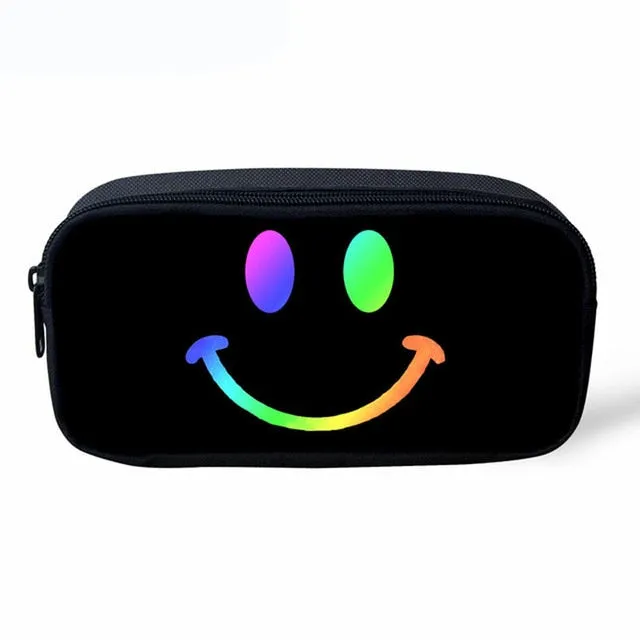 Cute Smiley Face Custom Bagpack School Bags For Boys Girls Student Children School Backpack