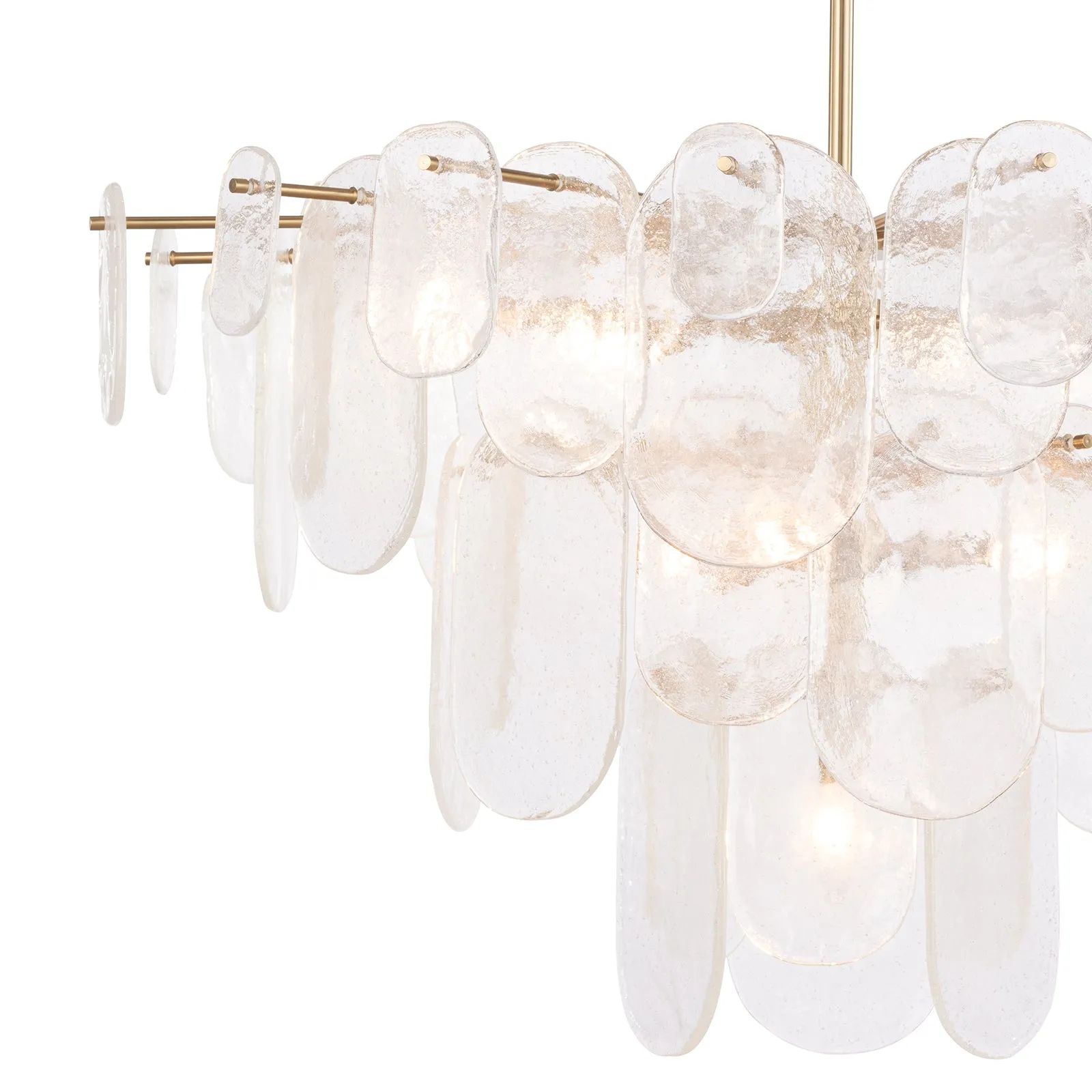 Echo Chandelier (Natural Brass)