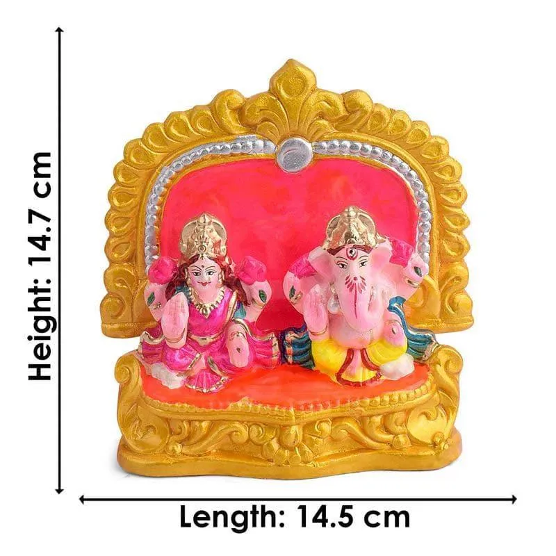 Ethereal Lakshmi Ganesha Idol