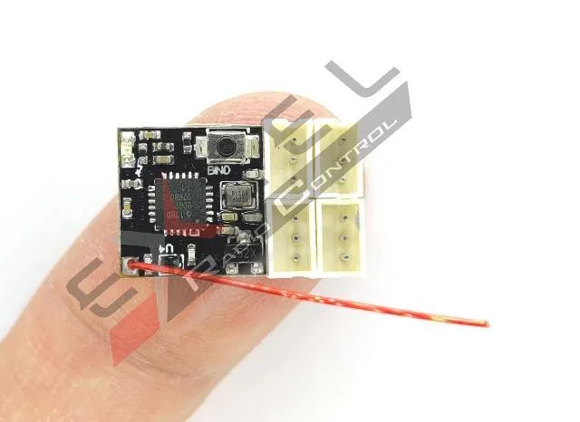 Excel RC DasMikro DSK-148 V2 AFHDS3 Micro 4CH Receiver For (FlySky Noble NB4)