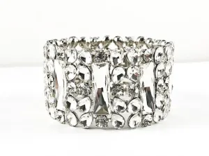 Fancy Stylish Shining Multi & Mix Shape Design Fashion Bracelet