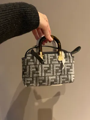 Fendi Mini Handbag Fabric and Wood handles - MGP-AWC1889