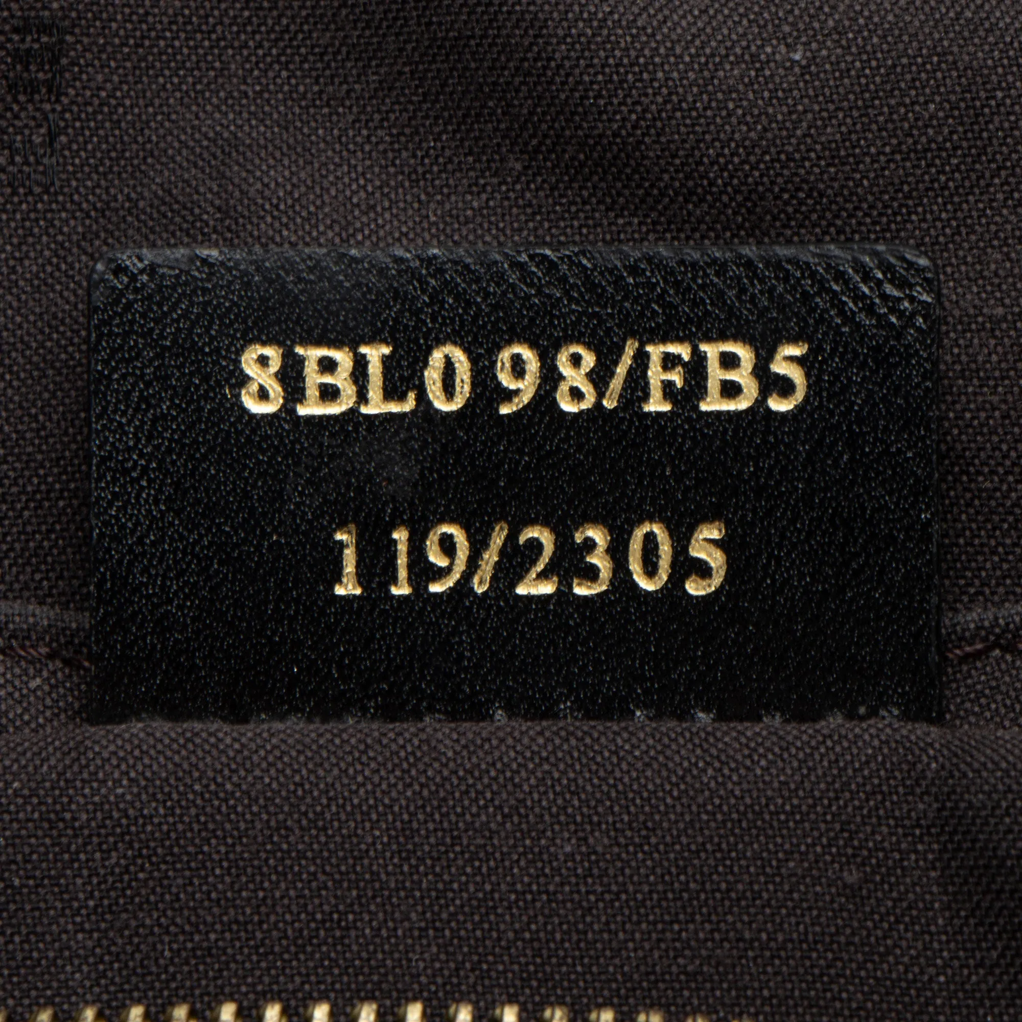 Fendi Zucchino Forever Boston Bag