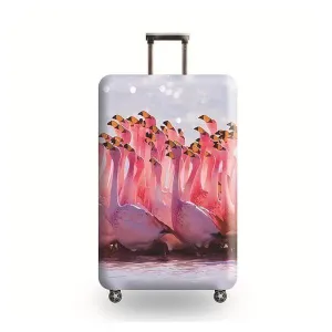 Flamingo Flock #4 | Standard Design | Luggage Suitcase Protective Cover