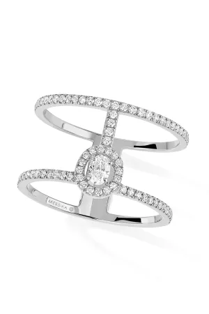 Glam'Azone 2 Row Pave Ring