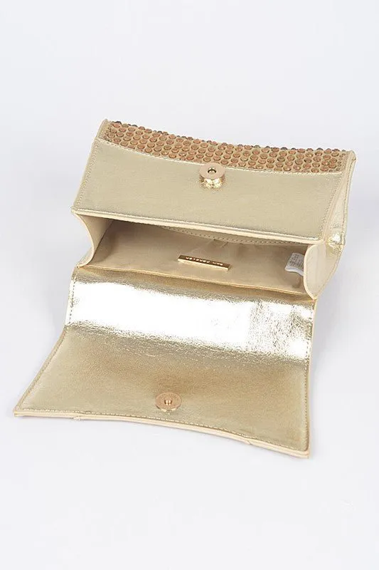 Glistening Nights Evening Crossbody Metallic