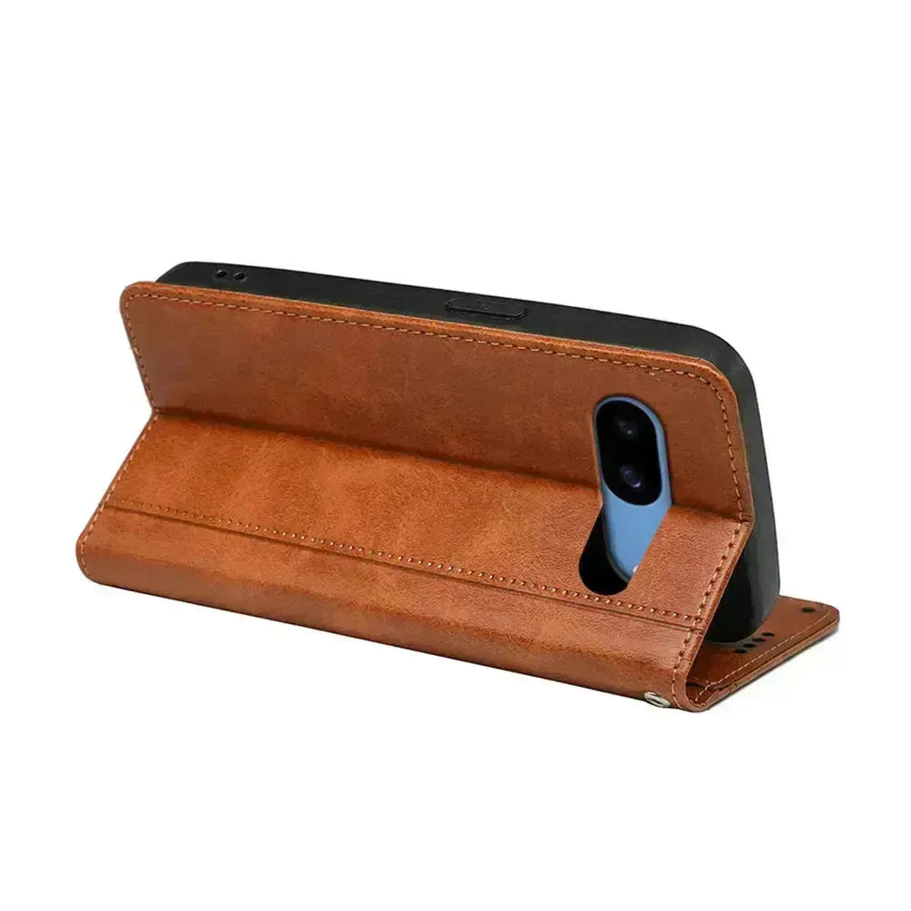 Google Phone Leather Flip Card Holder Phone Case