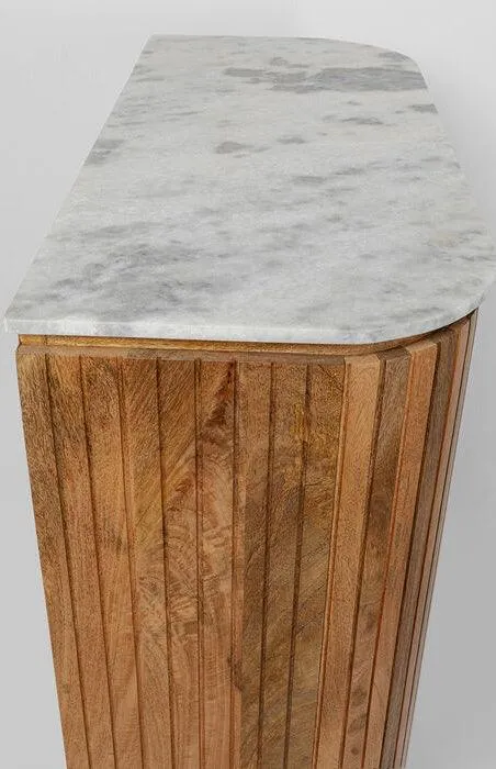 Grace Mango Wood/Marble Shelf