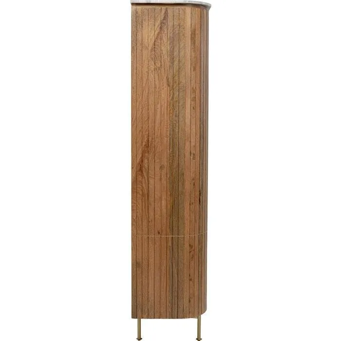 Grace Mango Wood/Marble Shelf