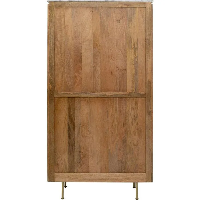 Grace Mango Wood/Marble Shelf