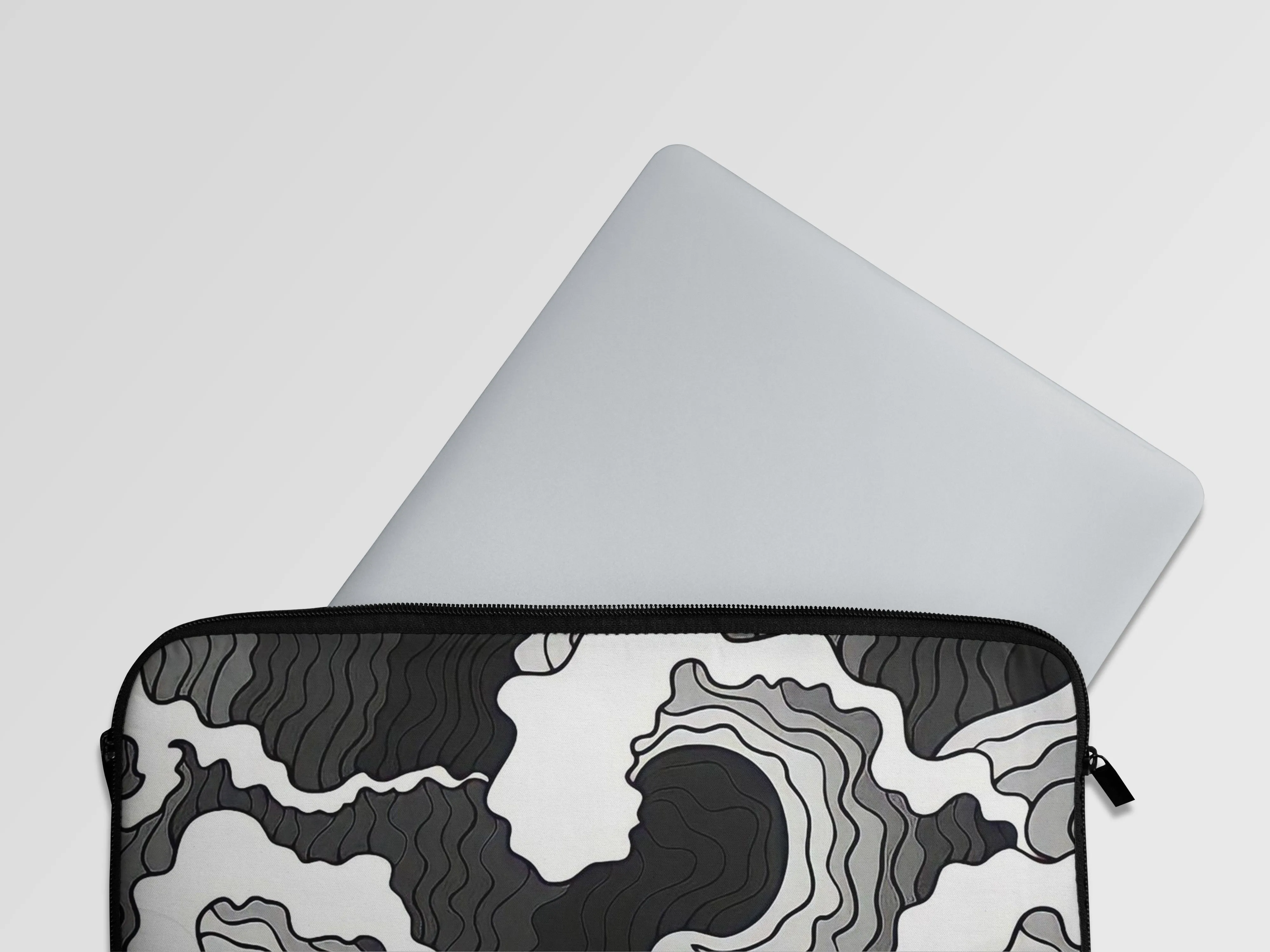 Great Wave Abstract Laptop Sleeve Bag
