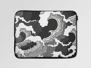 Great Wave Abstract Laptop Sleeve Bag