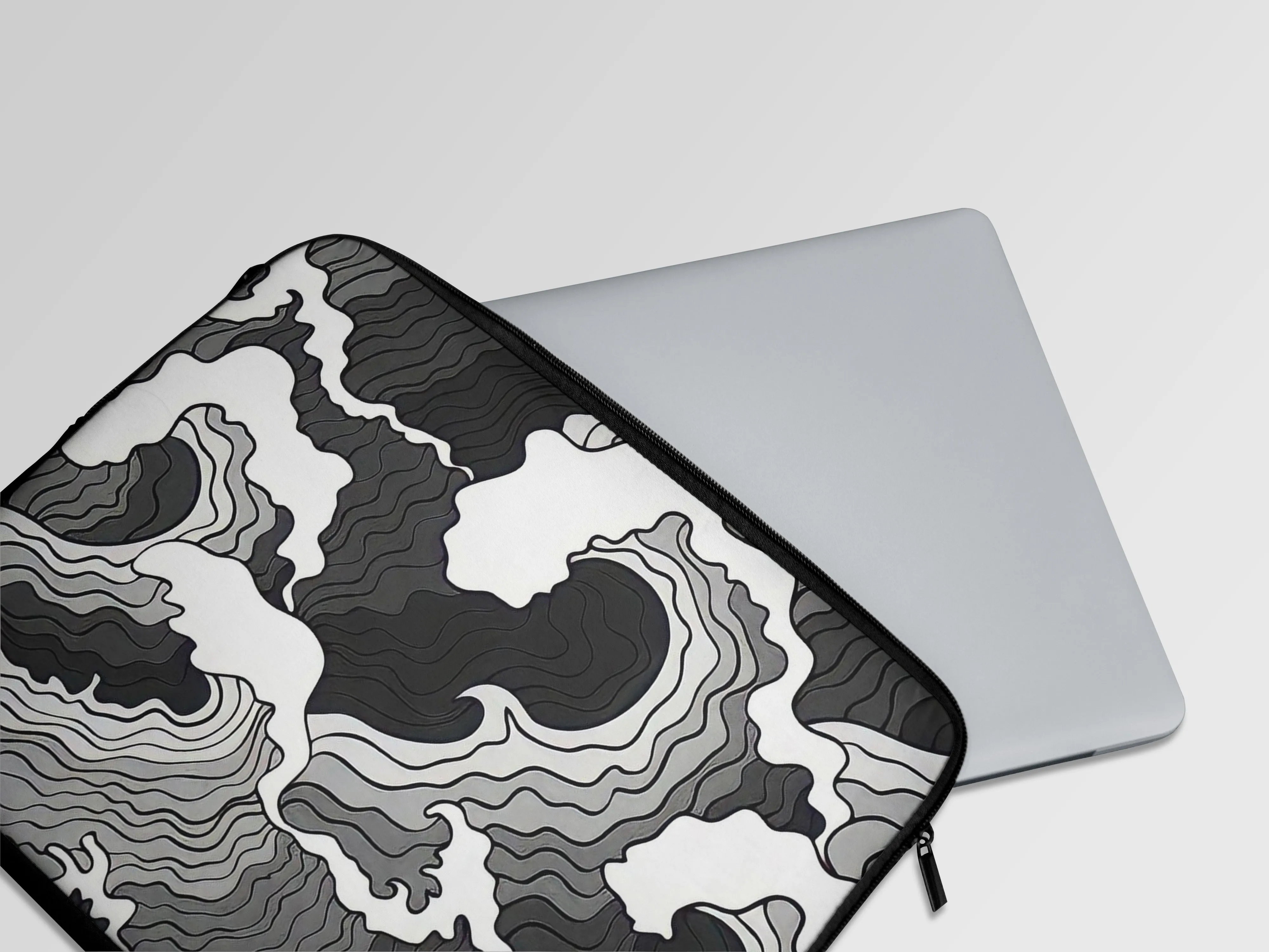 Great Wave Abstract Laptop Sleeve Bag