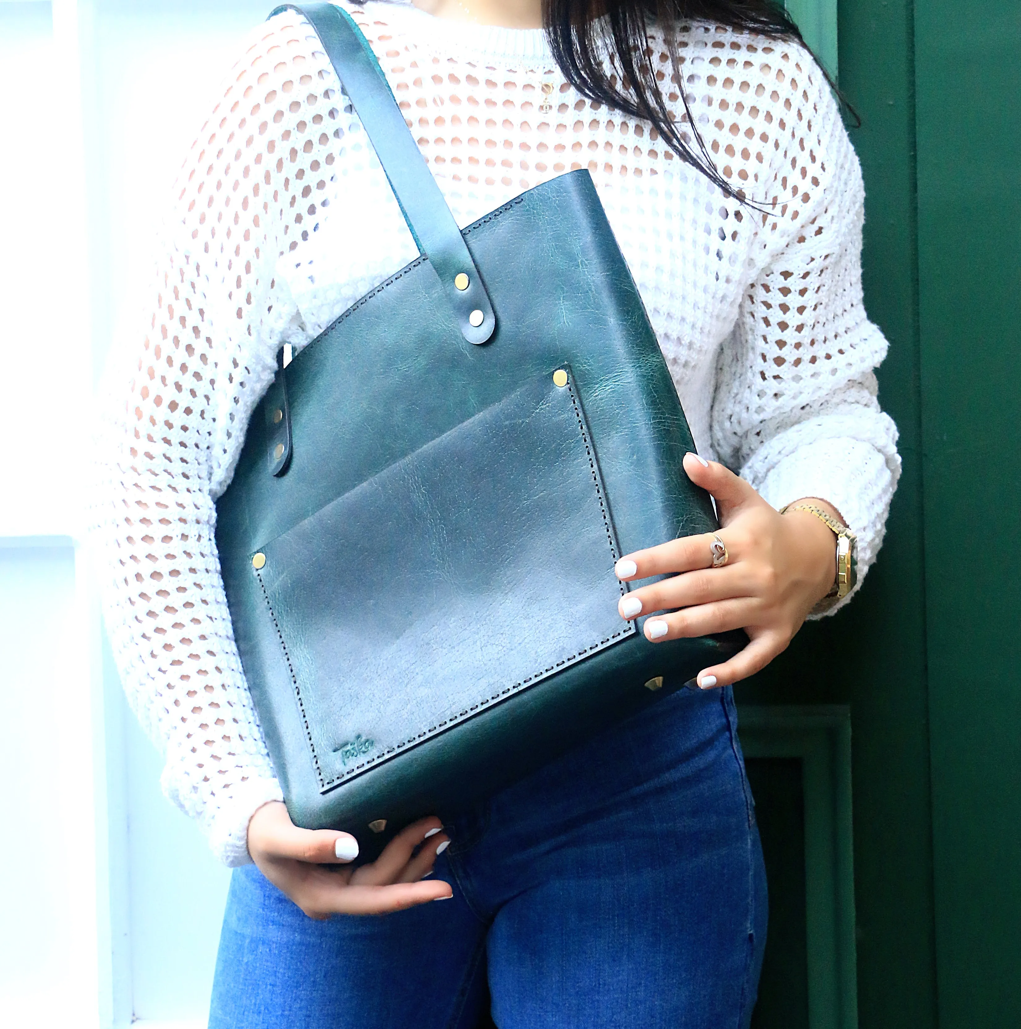 Green Luxurious Tote bag