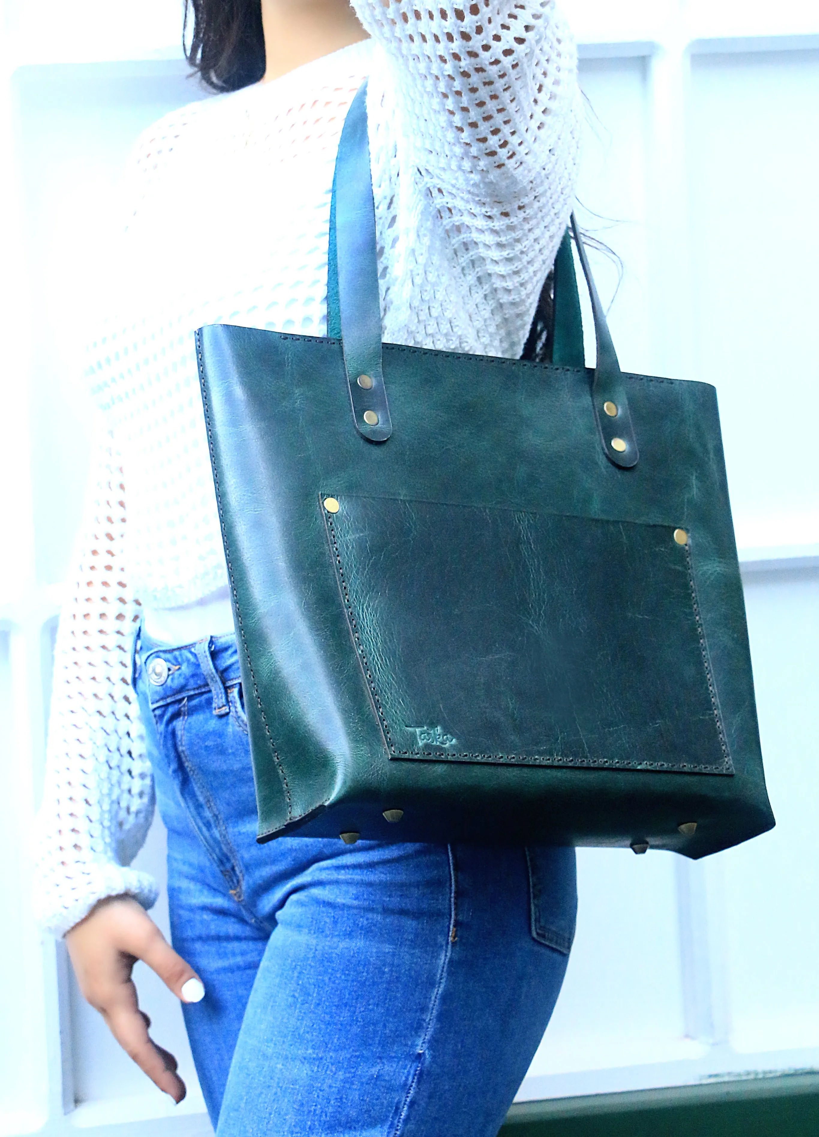 Green Luxurious Tote bag