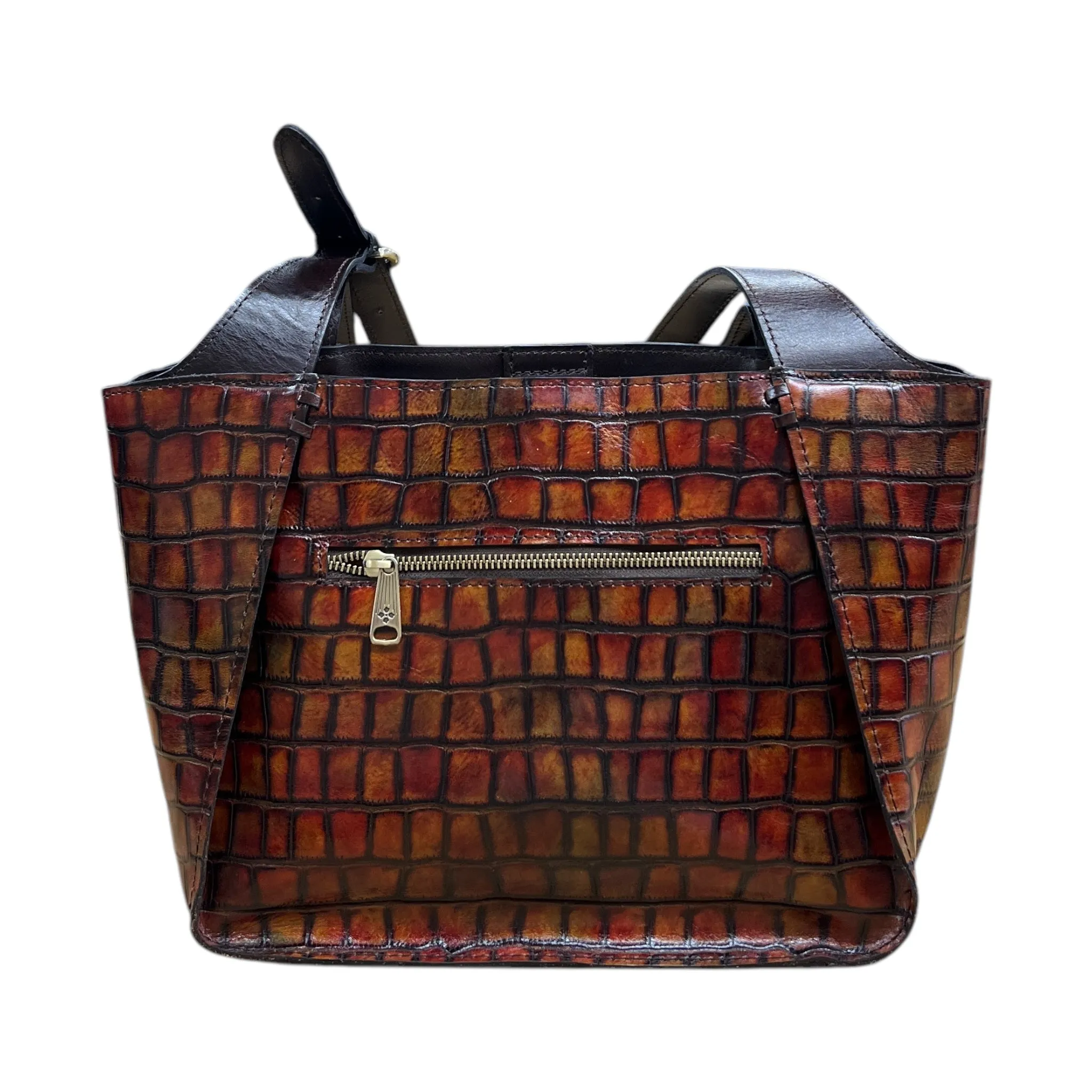Handbag Designer By Patricia Nash In Brown, Size:Medium