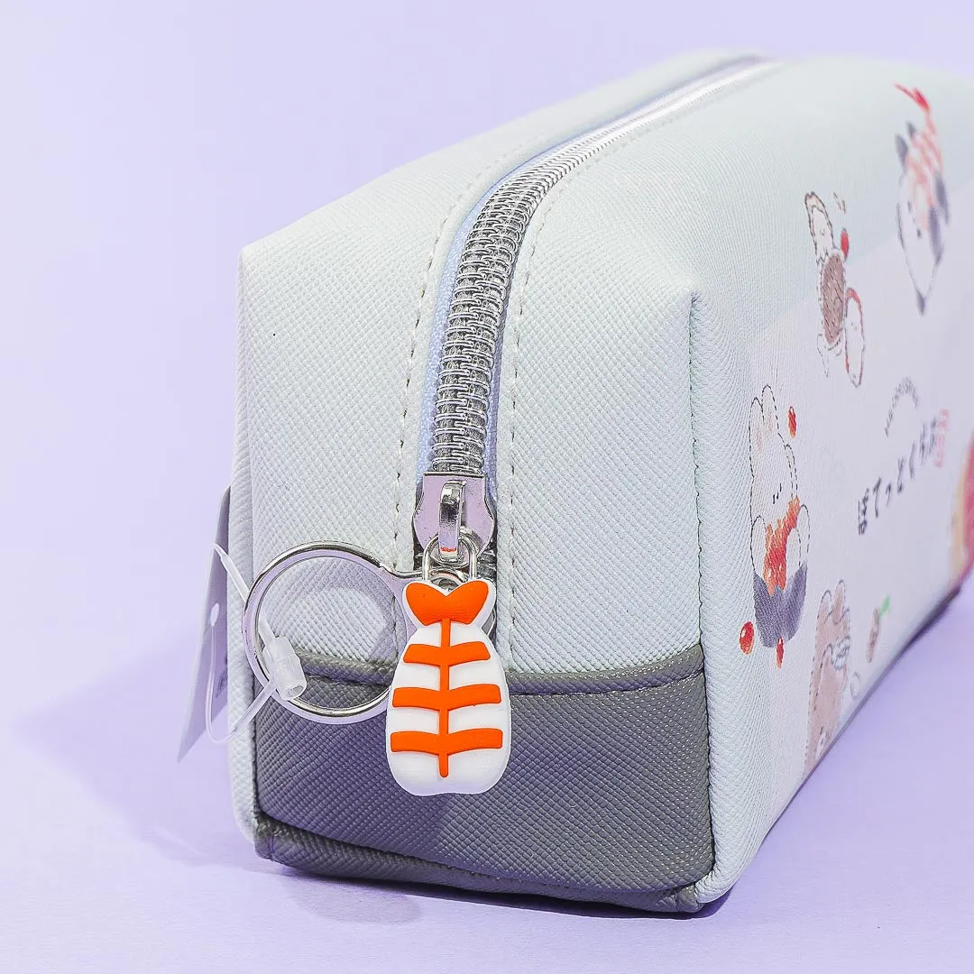 Heirrashai Sushi Animals Box Pencil Case