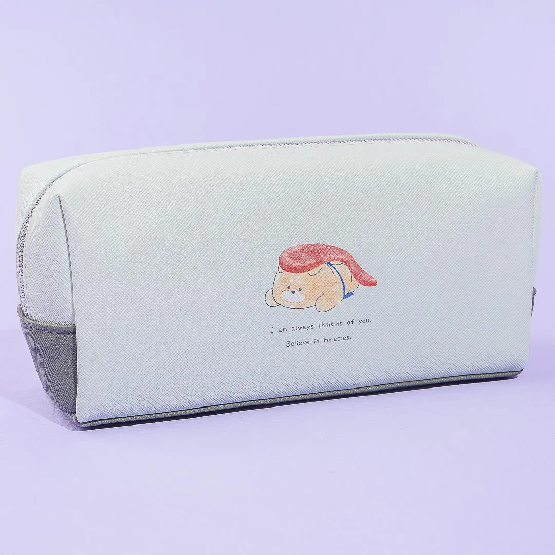 Heirrashai Sushi Animals Box Pencil Case