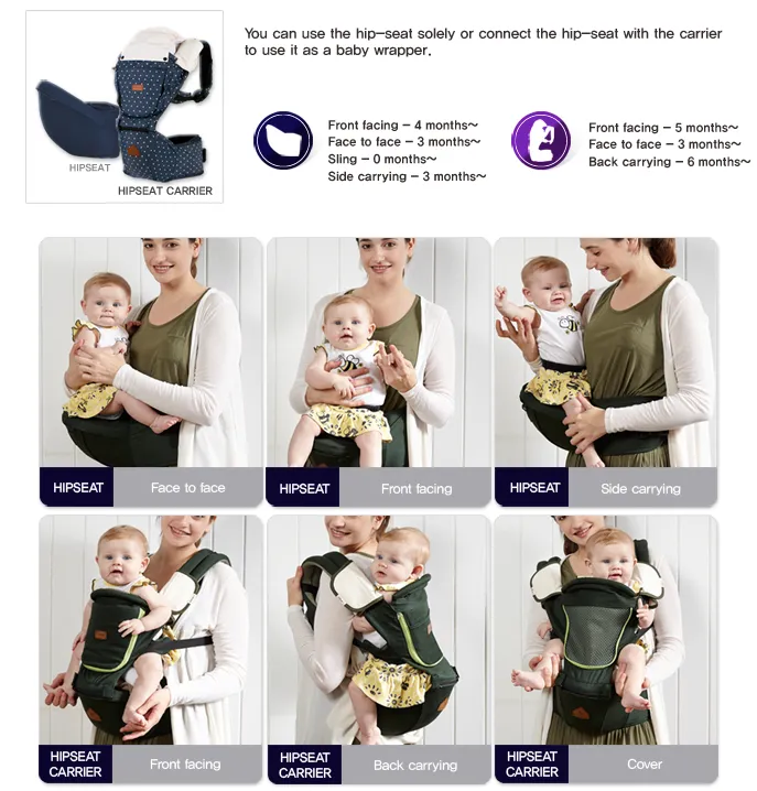 I-Angel Denim Hip Seat Carrier