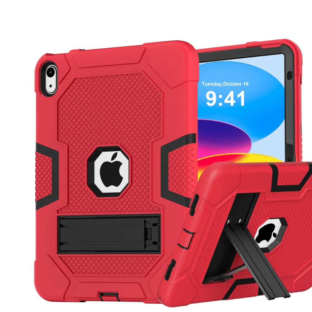 Inflexio Heavy Duty Rugged iPad Case With Built-in Kickstand