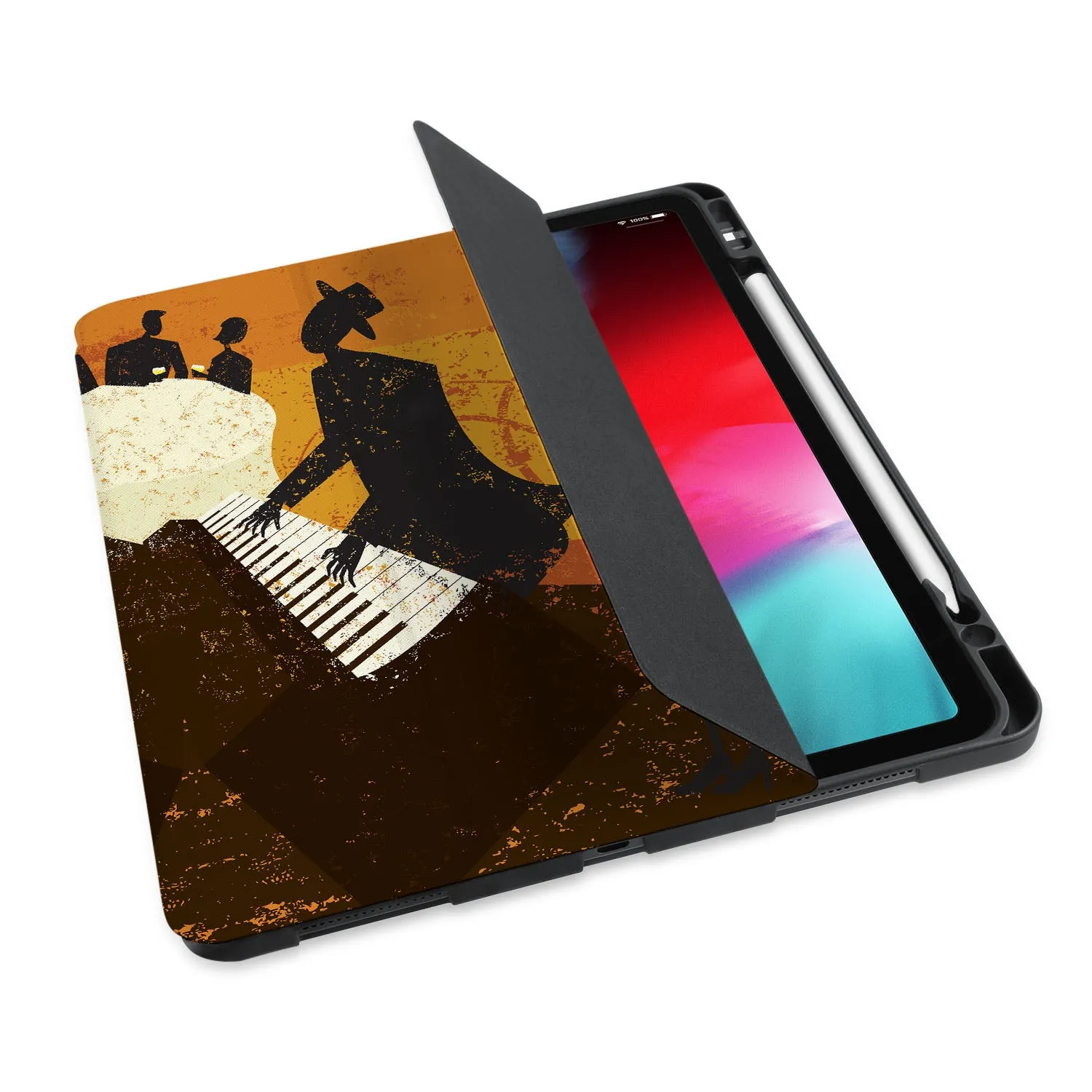 iPad Trifold Case - Music