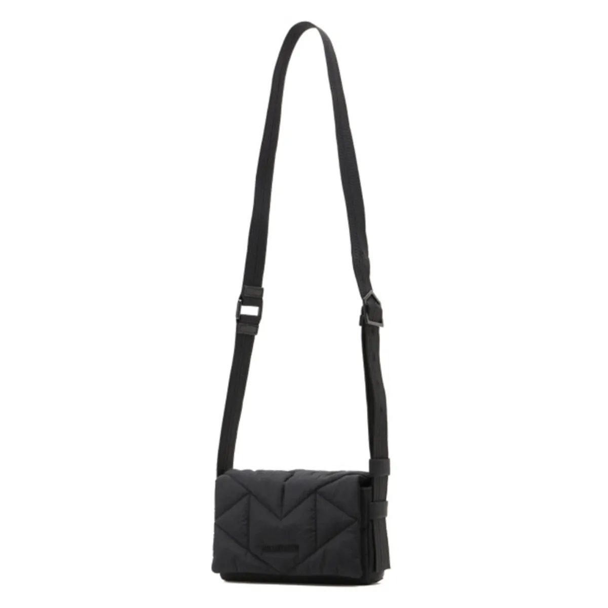 JILLSTUART Rosella Padding Black Small Shoulder Crossbody Bag Lightweight nylon fabric material/ from Seoul, Korea
