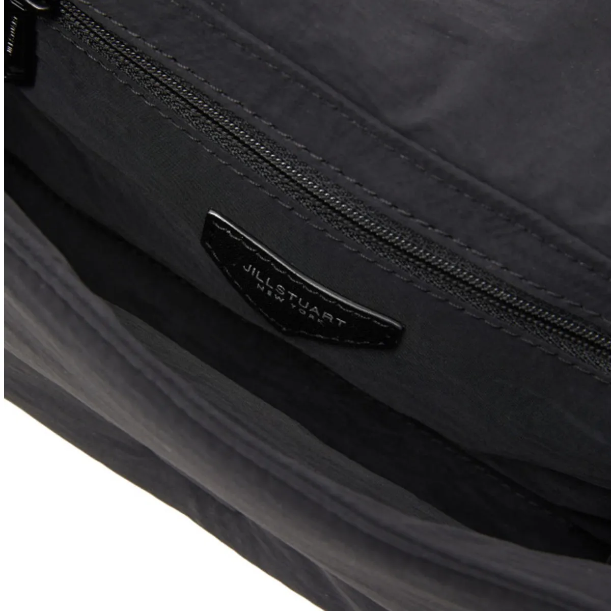 JILLSTUART Rosella Padding Black Small Shoulder Crossbody Bag Lightweight nylon fabric material/ from Seoul, Korea