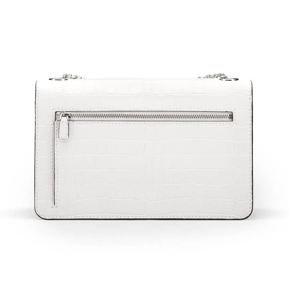 Julia Bag - White Croc
