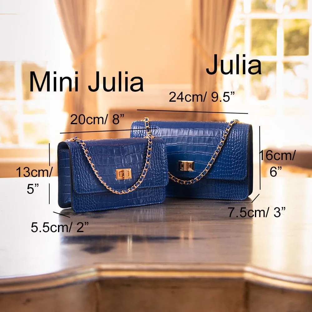 Julia Bag - White Croc