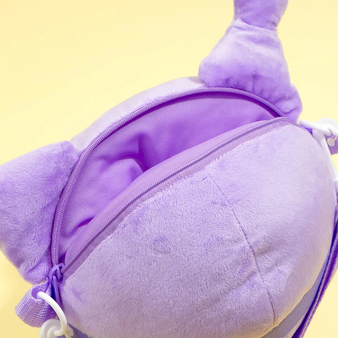Kuromi 2-Way Plushie Sling Bag