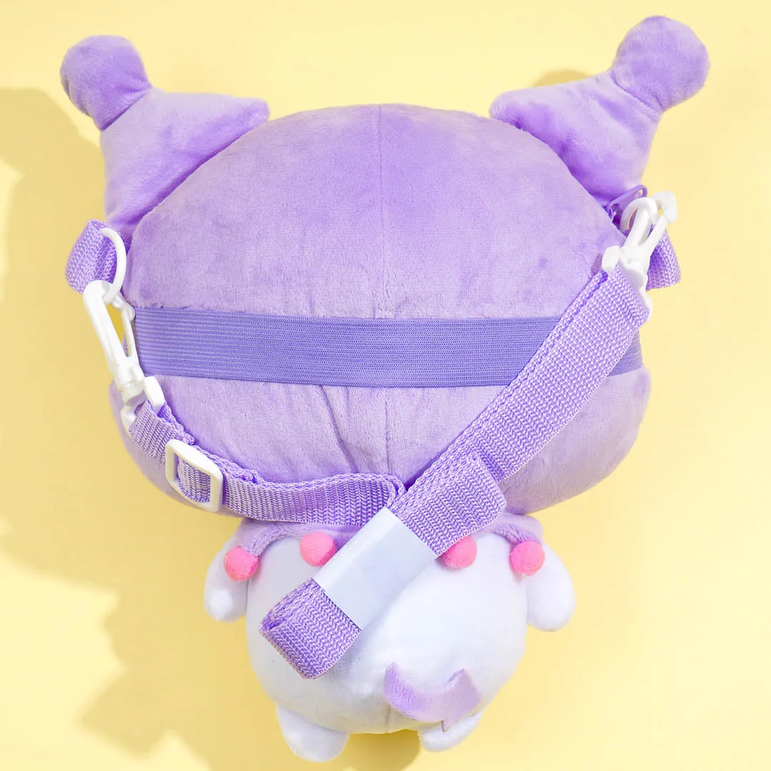 Kuromi 2-Way Plushie Sling Bag