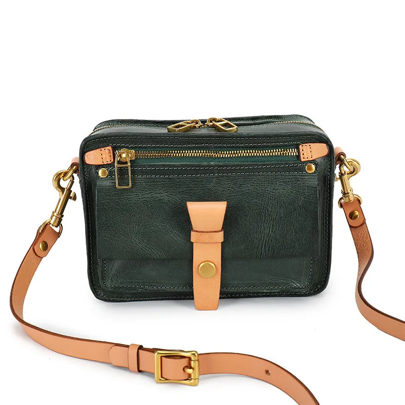 Ladies Quilted Leather Side Bag Cross Shoulder Bag Purse For Women