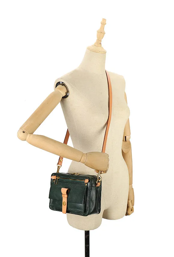 Ladies Quilted Leather Side Bag Cross Shoulder Bag Purse For Women