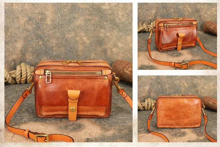 Ladies Quilted Leather Side Bag Cross Shoulder Bag Purse For Women