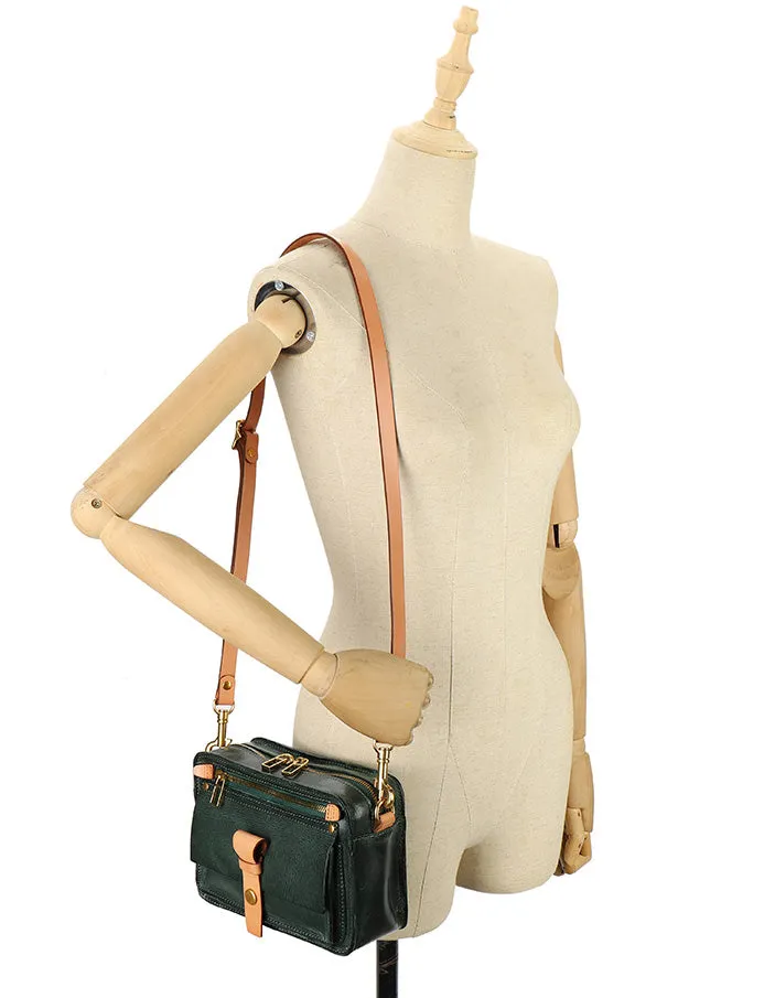 Ladies Quilted Leather Side Bag Cross Shoulder Bag Purse For Women