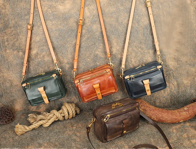 Ladies Quilted Leather Side Bag Cross Shoulder Bag Purse For Women