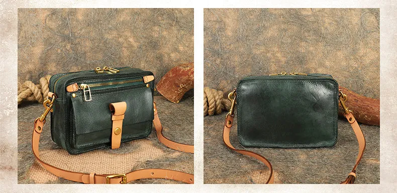 Ladies Quilted Leather Side Bag Cross Shoulder Bag Purse For Women