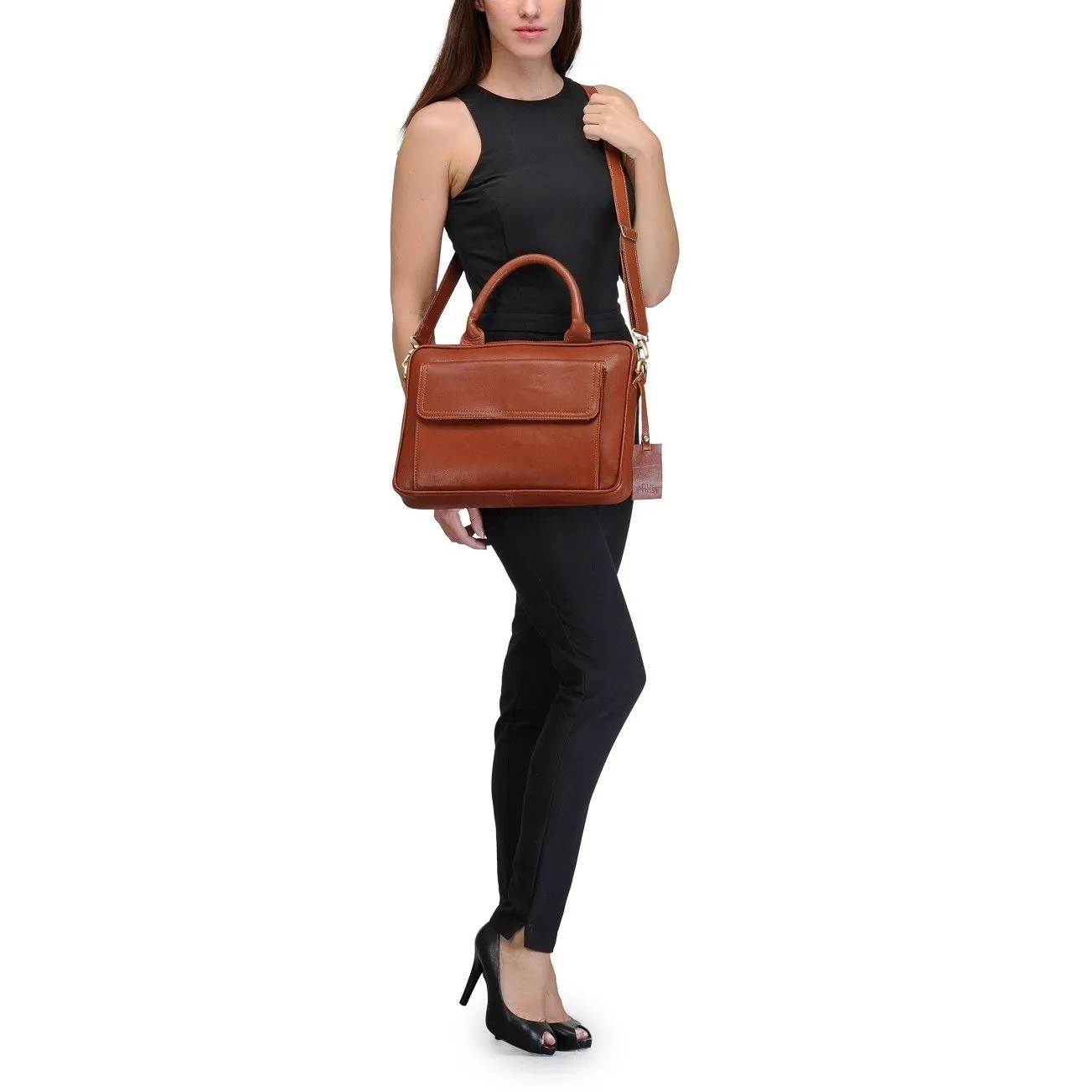 Leather Laptop Bag -  PR1037