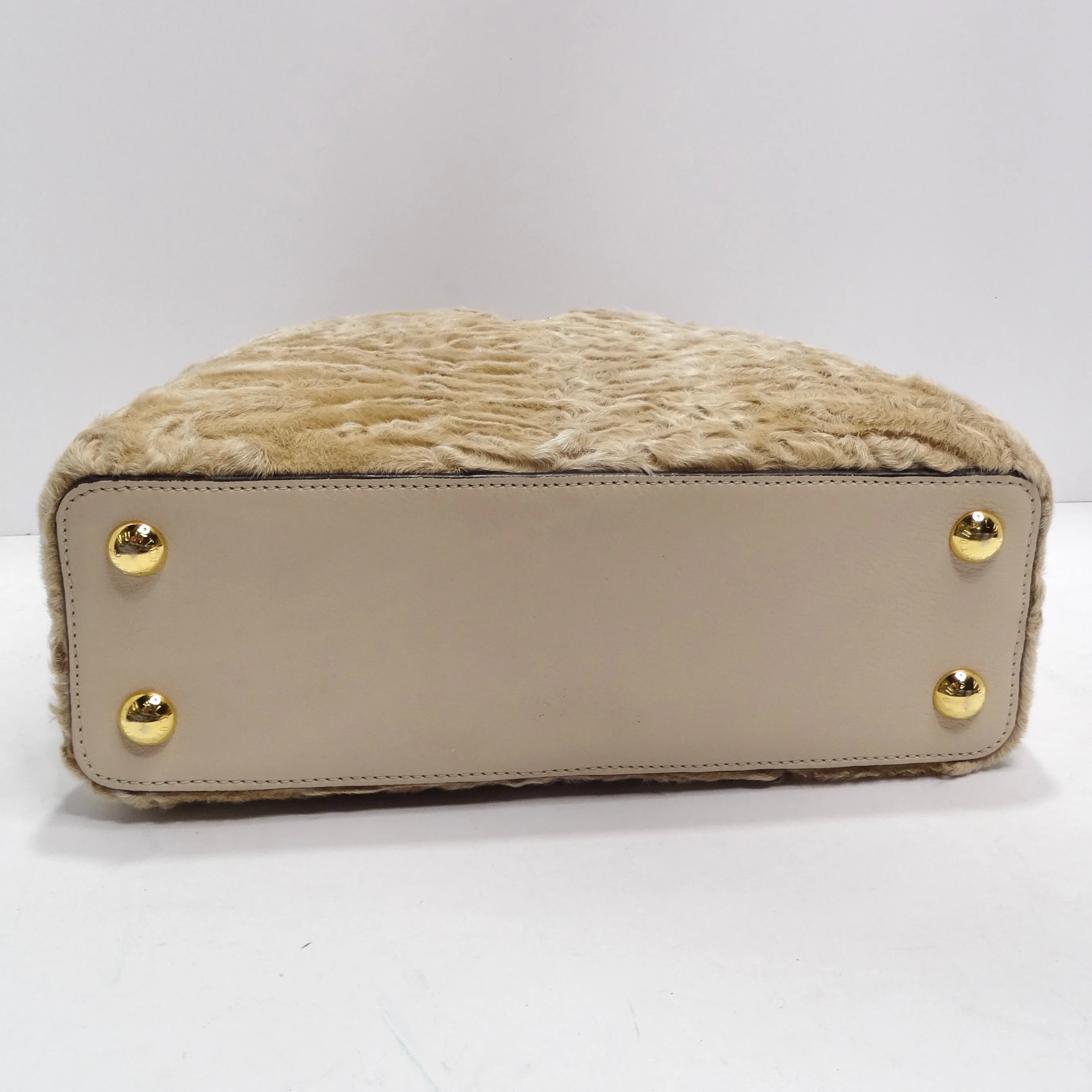 Louis Vuitton Capucines Astrakhan Fur Handbag