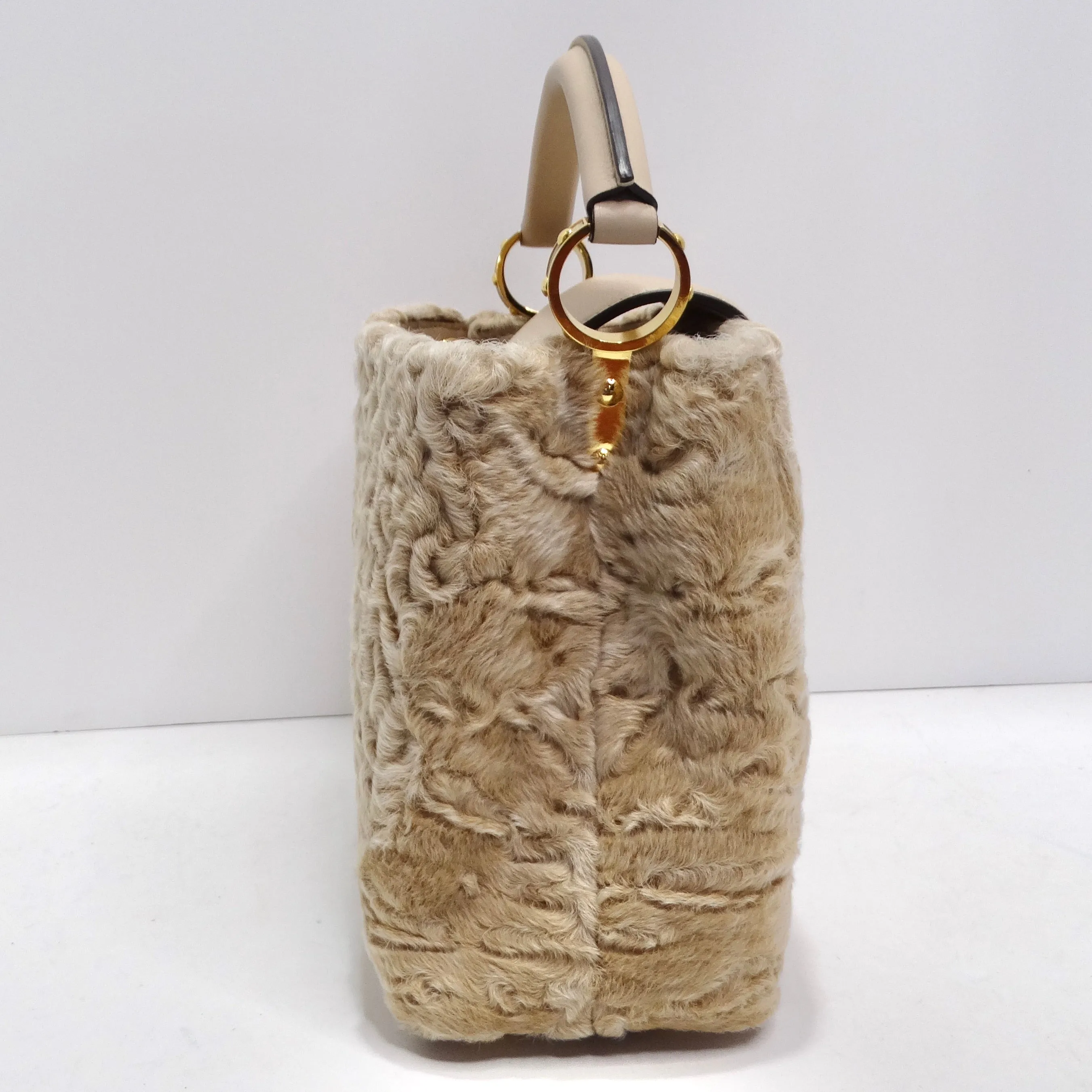 Louis Vuitton Capucines Astrakhan Fur Handbag