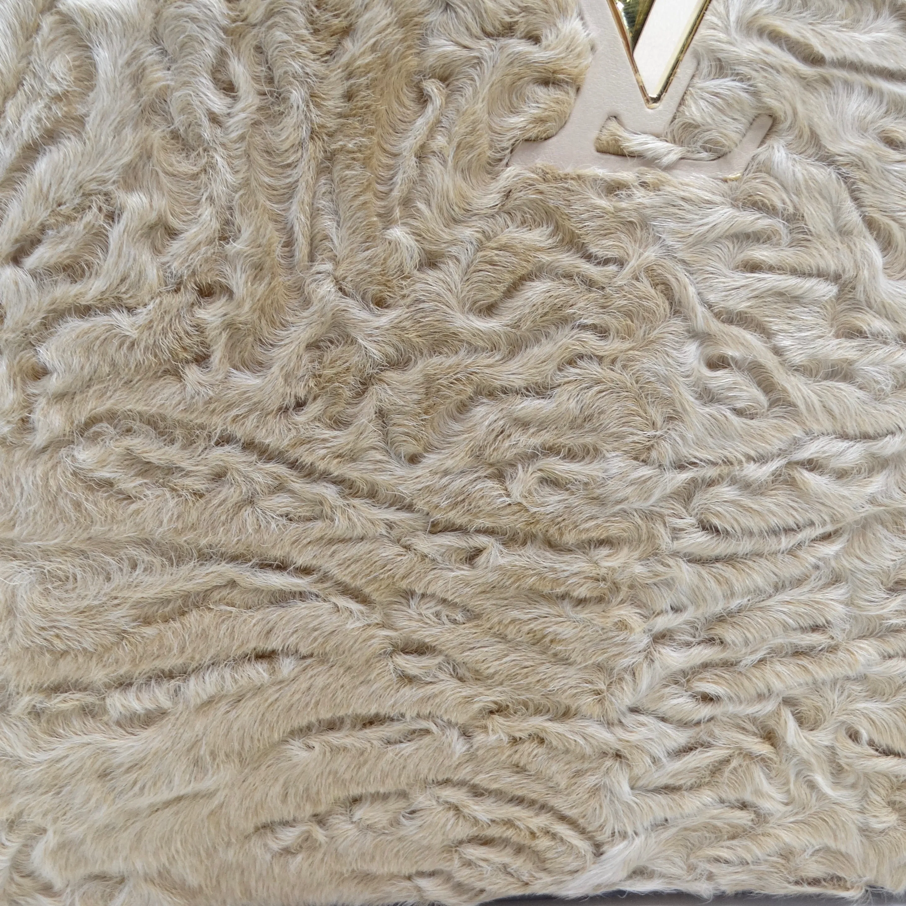 Louis Vuitton Capucines Astrakhan Fur Handbag