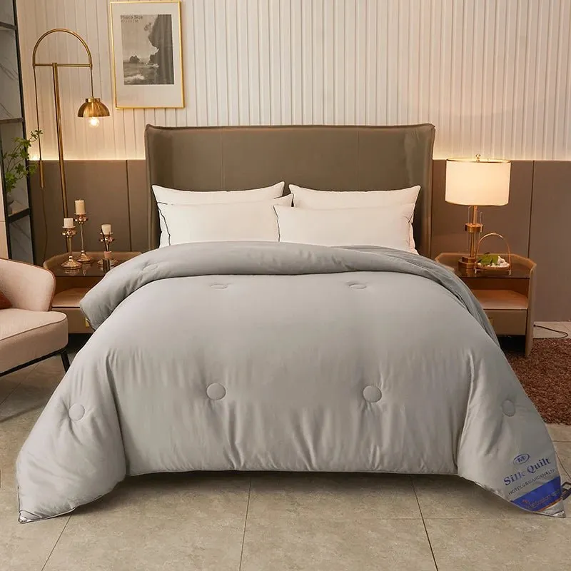 Luxurious 100% Mulberry Silk Thickened Winter Quilt - 5kg