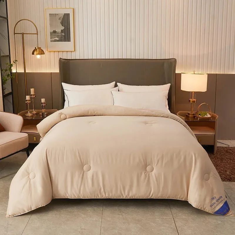 Luxurious 100% Mulberry Silk Thickened Winter Quilt - 5kg