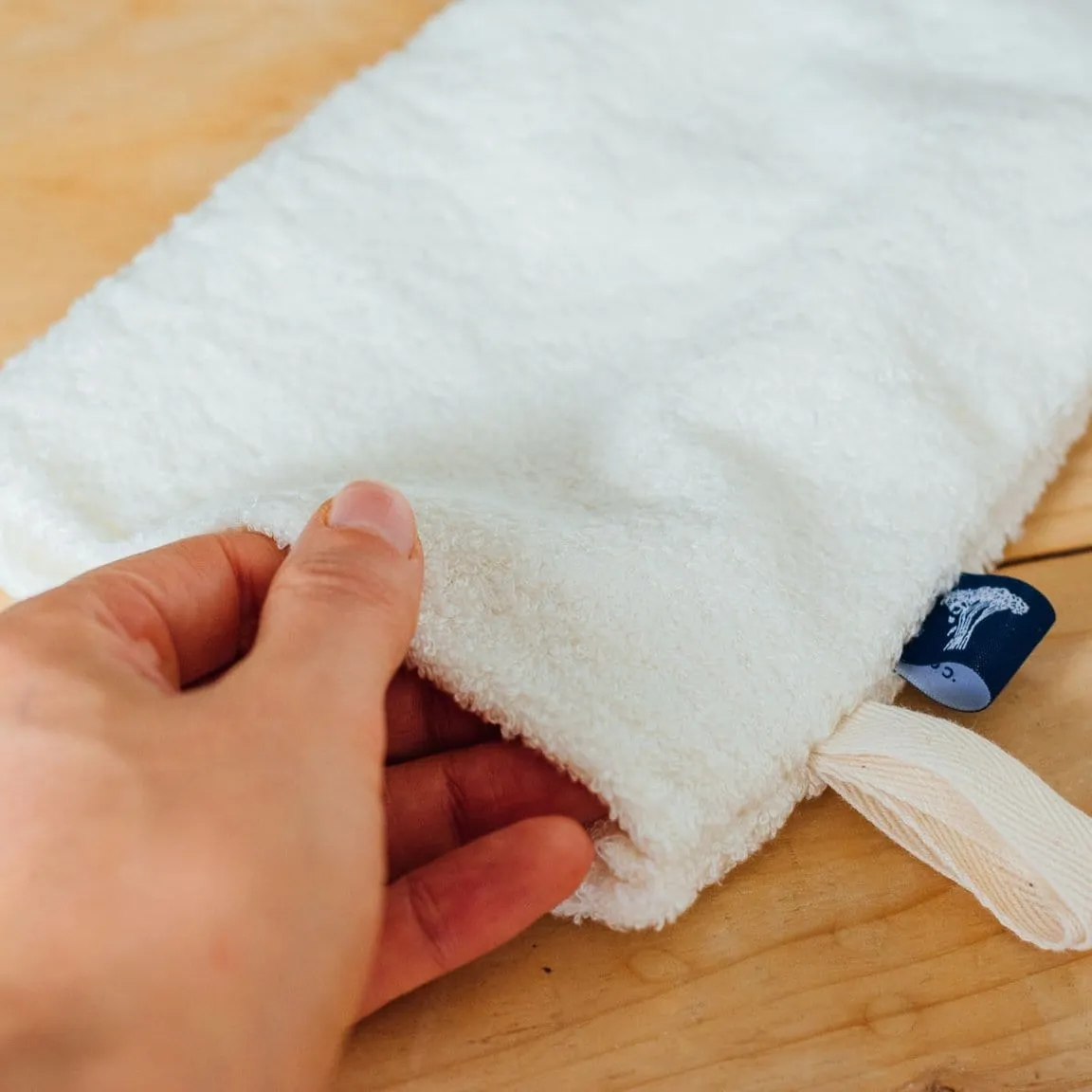 Luxurious Bamboo Shower Mitt