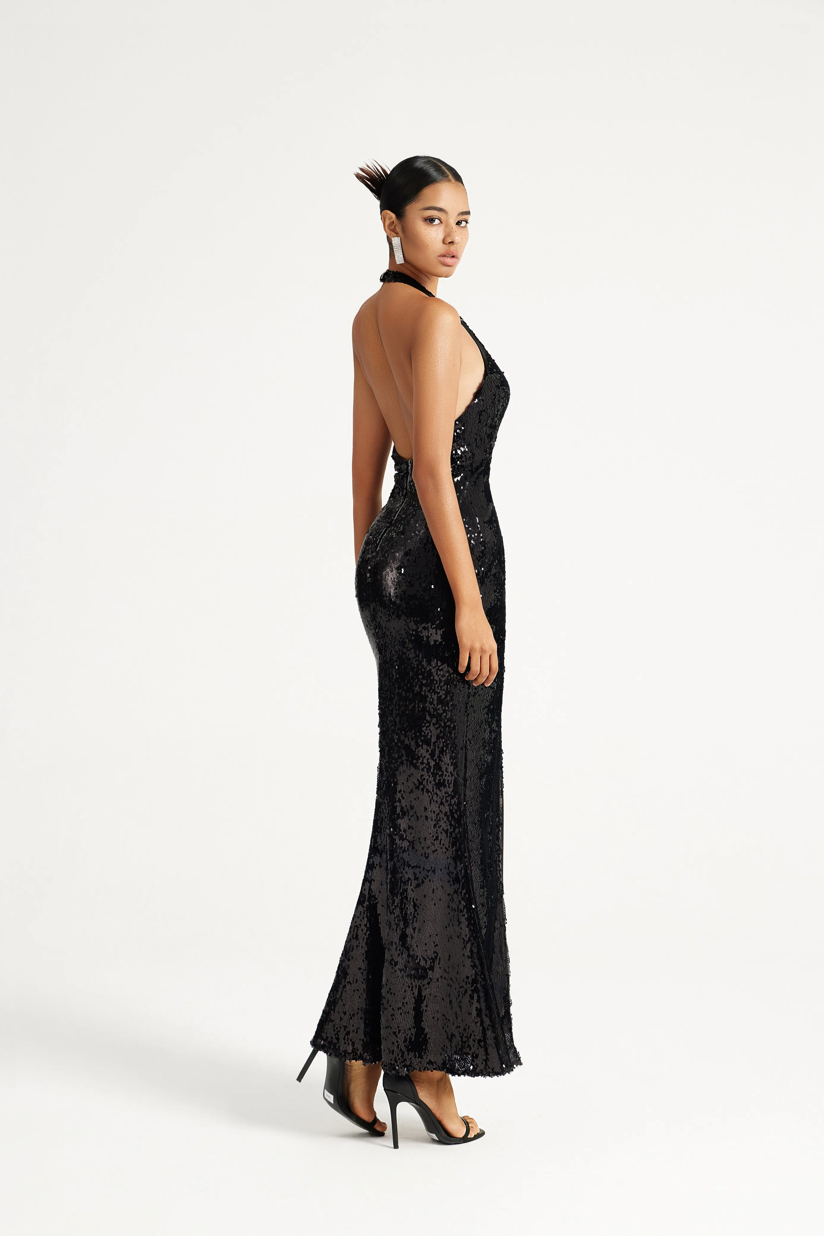 Luxurious Dark V Light Dress