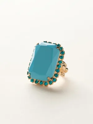 Luxurious Emerald-Cut Cocktail Ring - RBT69BGCCO