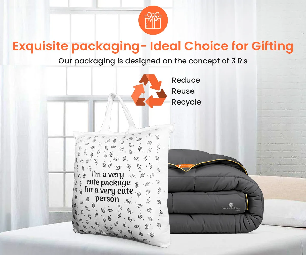 Luxurious Parrot Green contrast comforter Sets