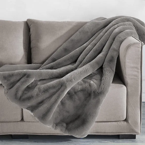Luxurious Soft Faux Fur Throw (2 Pack)