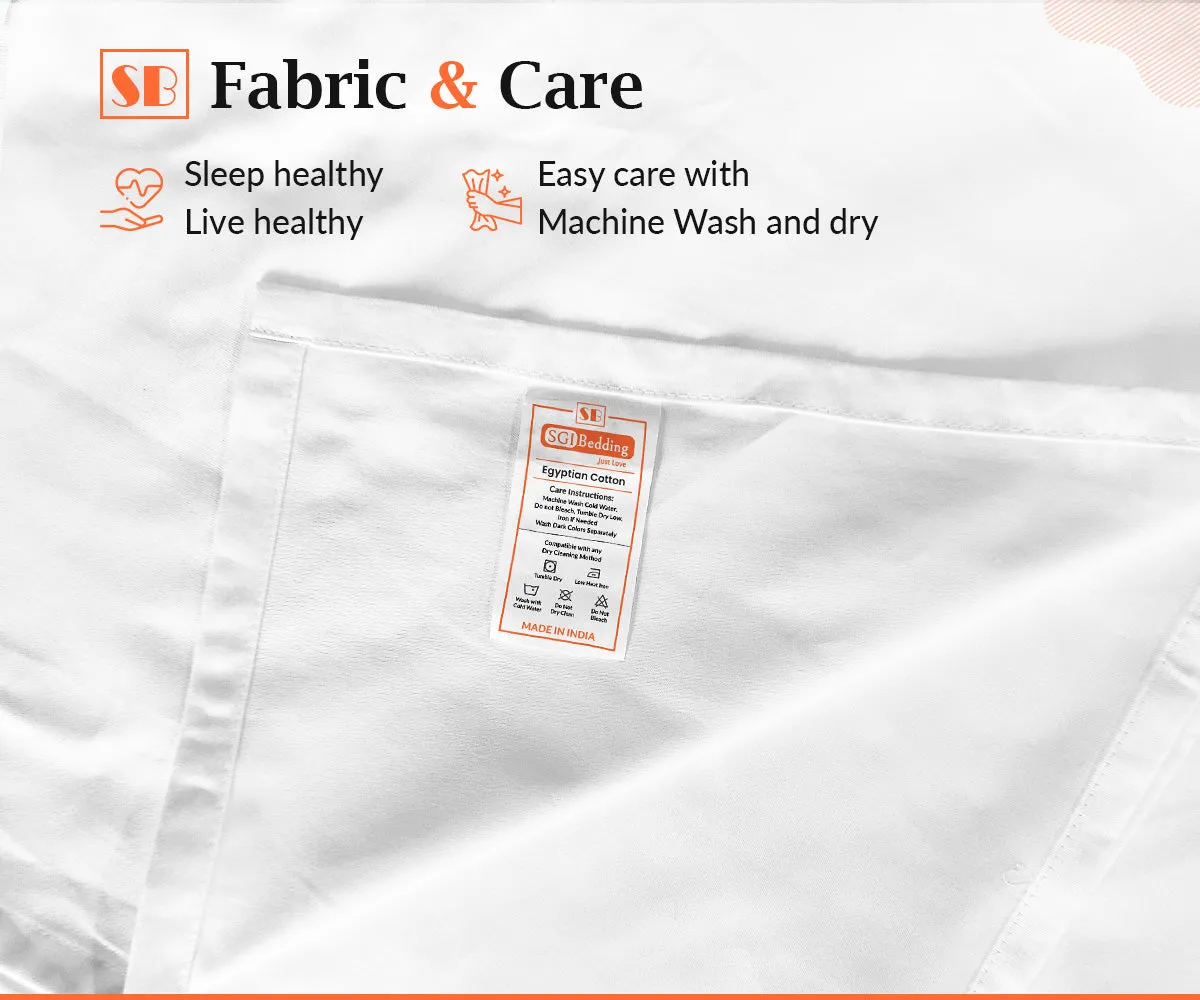 Luxurious White Split Head Sheet Set 600TC